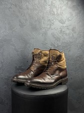 SANTONI Men’s Boots Fur Limited Edition Shoes Italy Size 9