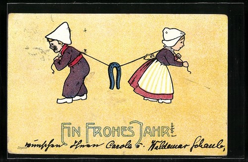 Carte postale artiste - carte,