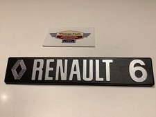 Renault 6 monogramme plastique