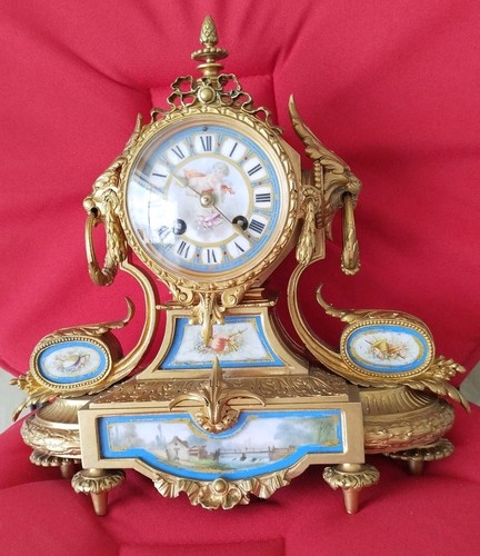 Magnifique pendule bronze - pendule,