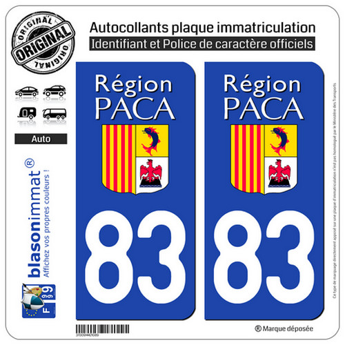 Stickers autocollant plaque - 2,