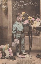 CP LES ETRENNES DE BEBE 1909 BONNE ANNEE - 52733