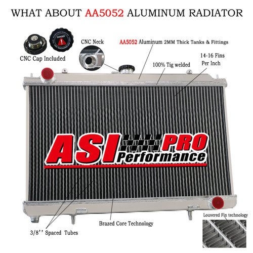 Rangées alu radiateur - 3, pour
