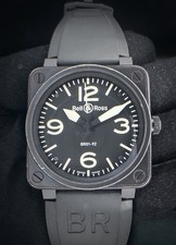 Bell & Ross BR01-92-S Diver 46mm Black PVD Automatic Watch