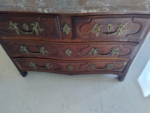 Commode louis xiv noyer - commode,