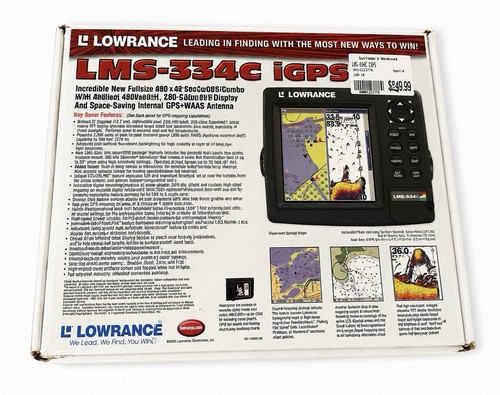 Lowrance lms 334c igps - lowrance, color