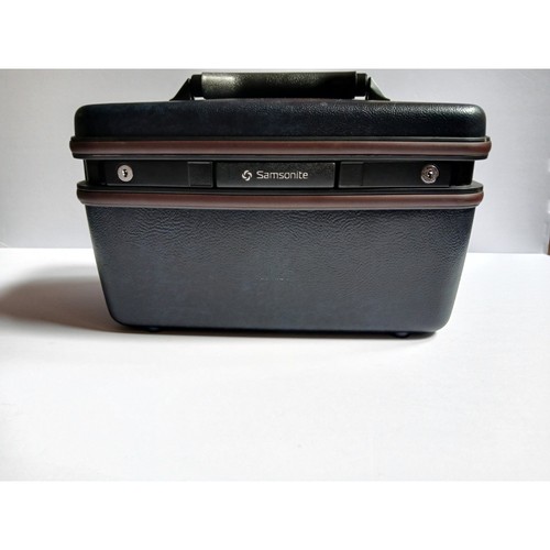 Vtg samsonite black hard shell - hard,