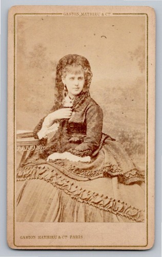 Cdv 1870 actrice - cdv, à