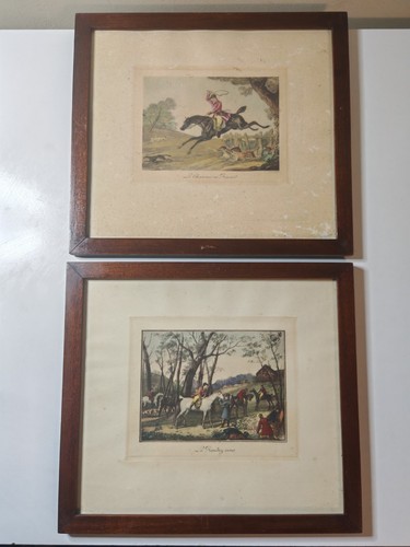 Paire gravures chasse - paire, à