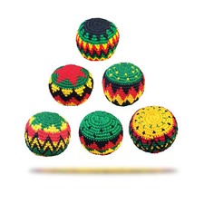 6 Assorti Rasta Couleur Hacky