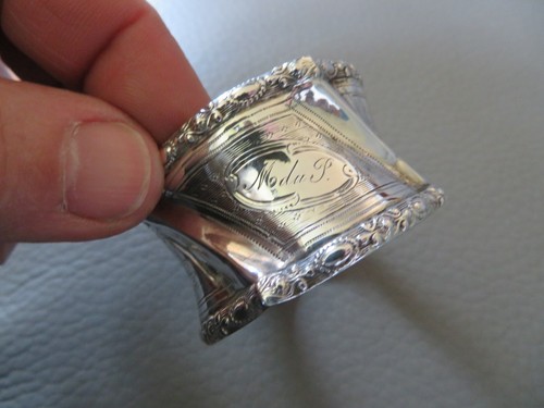 Rond serviette argent - serviette,