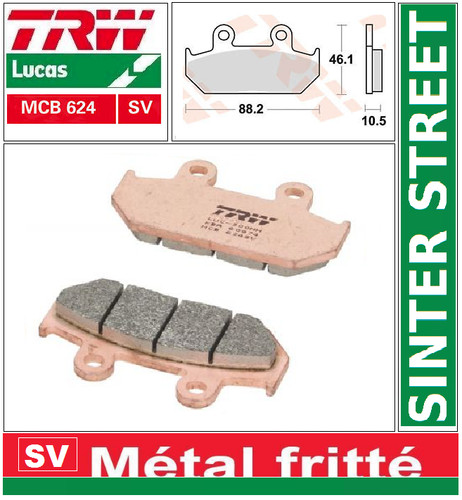 Plaquettes frein avant - avant, trw