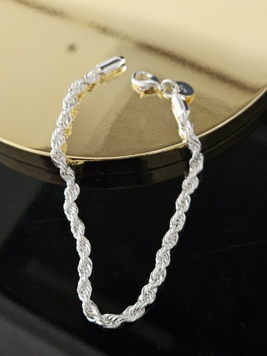 Bracelet torsadé argent - bracelet,