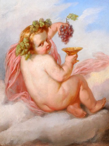 Antique painting henri joseph - antique,