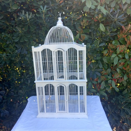 Cage oiseaux bois xxl - cage, en