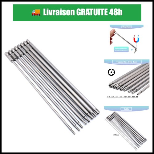 Embouts tournevis torx 200 - tournevis,