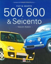 FIAT & ABARTH 500 & 600 & SEICENTO By Malcolm Bobbitt - Hardcover **Excellent**
