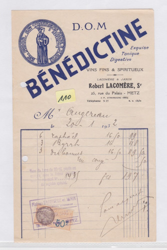 Année 1932 bénédictine - ,