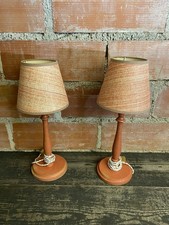 Pair of Antique Wood Turned