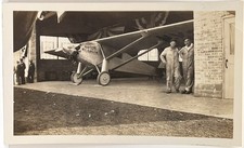 Original 1920s Spirit of St Louis Charles Lindbergh Airplane RARE Snapshot Photo