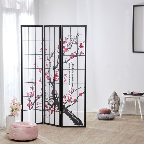 Paravent japonais bois shoji - paravent,