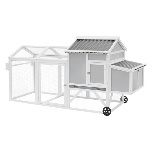 Poulailler mobile bois avec - poulailler, en