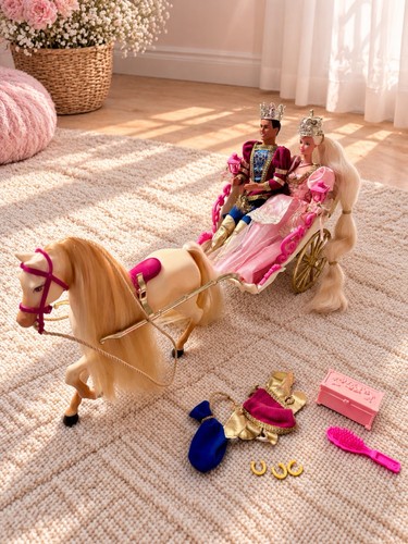 Barbie rapunzel 1998 - 1998, horse