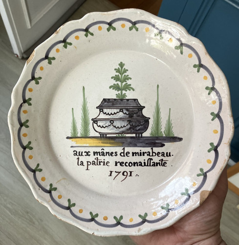 Belle assiette faience - belle,