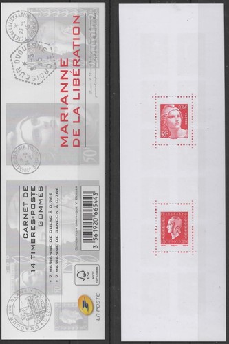 France 2015 carnet gommé - carnet,
