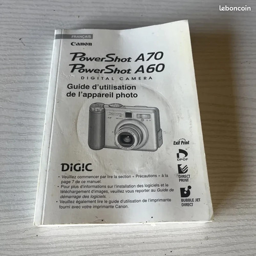 Orig canon powershot a60 70 - powershot,