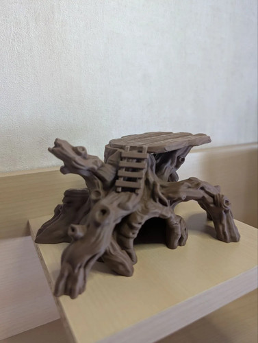 Décor racines avec - de,