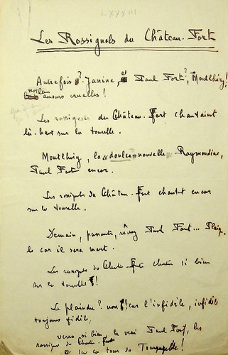 Poème autographe paul - poème,