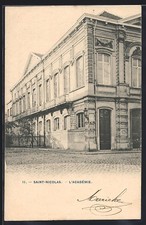 Old postcard Saint-Nicolas, L ́Académie 