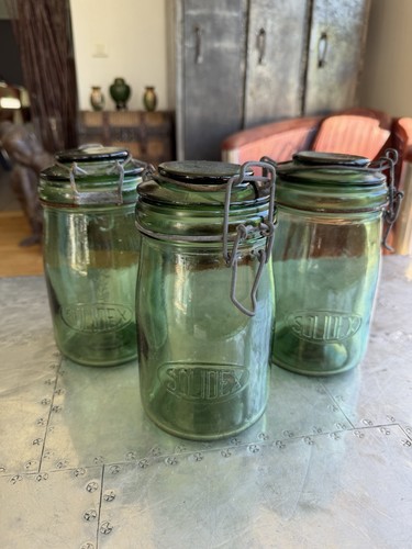 Ancien bocal pot verre - pot, en