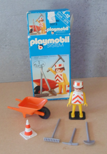 Playmobil 3313 ouvrier - ,