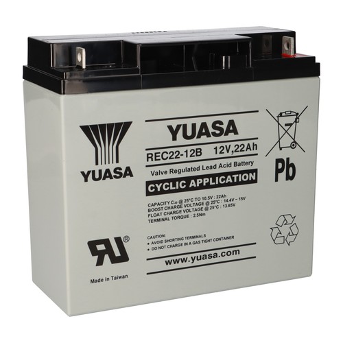 Yuasa batterie plomb rec22 12b - batterie, rec22-12b