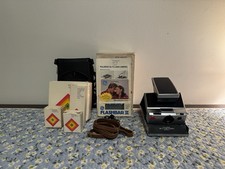 Polaroid SX-70 Alpha 1 Camera w/ Manual, Strap, Case And Accessories