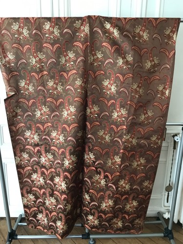 Tissus soie brocart ancien - tissus,