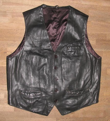 Neal gilet en - -, cuir