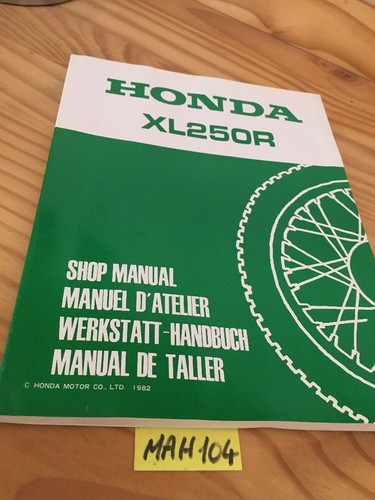 Honda xl250r xlr 250 - xl250r,