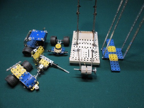 1990 meccano set metal - 1990's,