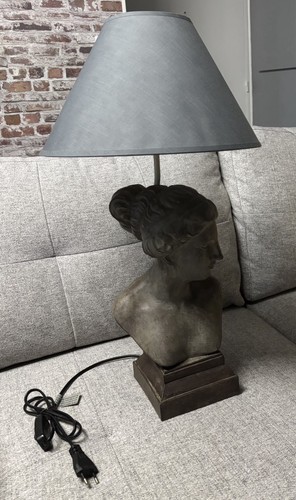 Lampe table buste femme - de,