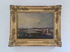 Huile sur toile XIX paysage