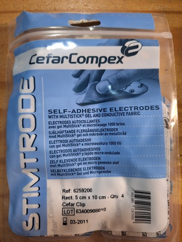 Compex électrodes noires snap - compex,