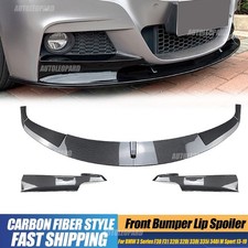 Front Bumper Lip Spoiler For BMW F30 F31 320i 328i 330i 335i 340i M Sport 13-19