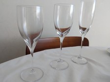 Verres en cristal Daum signés
