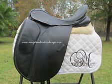 17.5" COUNTY COMPETITOR dressage saddle- wool flocked- medium tree-2018 MODEL!