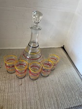 Mint 7 Piece Glass Decantor Set