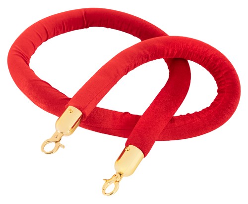 Corde velours rouge - corde,