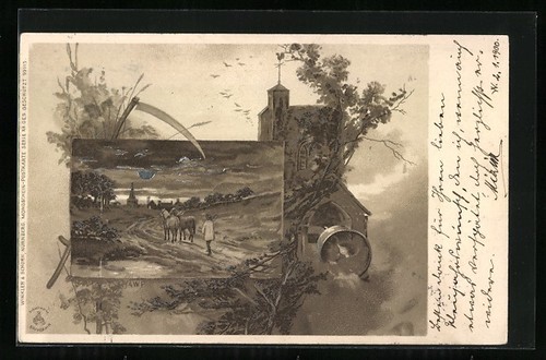 Carte postale ensoleillée